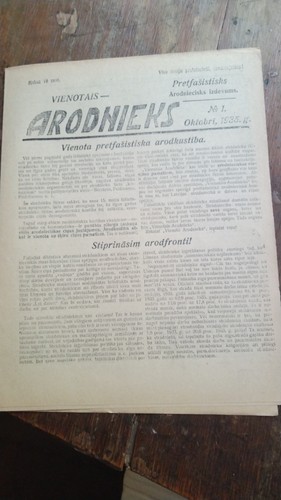 Vienotais arodnieks nr 1 - arodnieks,