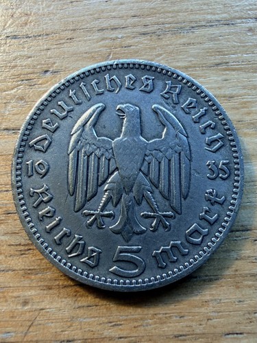 Reichsmark 1935 hindenburg - 5, g