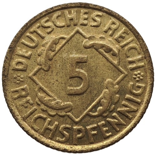 Germany weimar reichspfennig - 5,