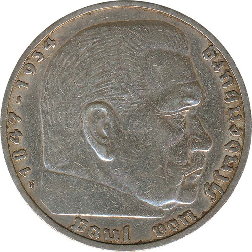 Drittes reich mark - 5,