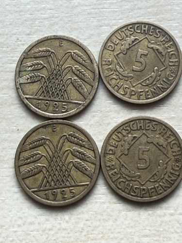 Weimar rentenpfennig 5 - *, rentenpfennig-5