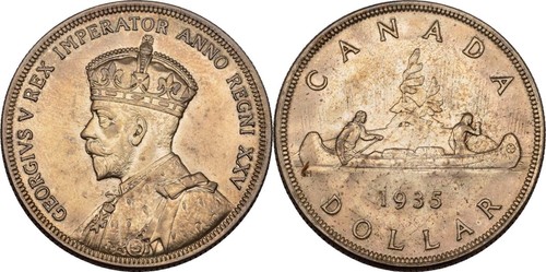 Canada kanada dollar - canada, 1935