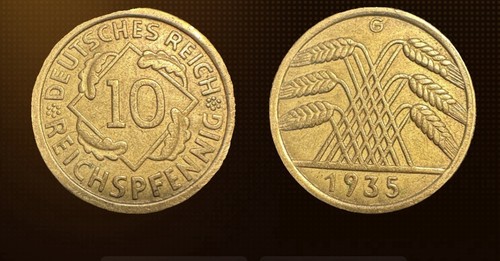 Pfennig 1935 g - 10,