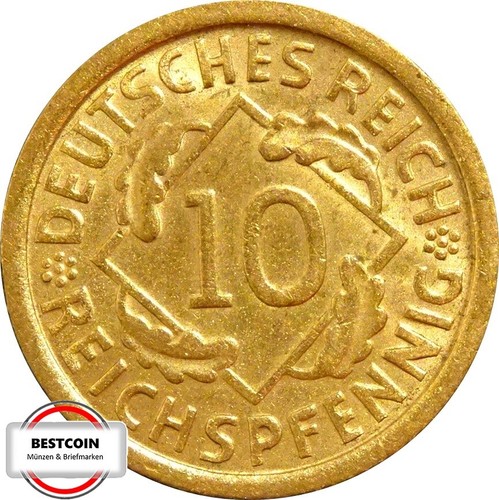 J317 reichspfennig weimar - 10,