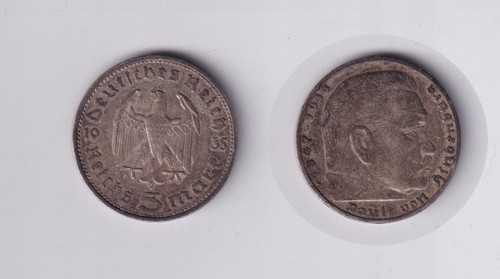 Silbermünze hindenburg - silbermünze, rm