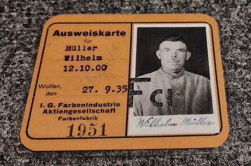 Ausweis werksausweis g - werksausweis, i.g