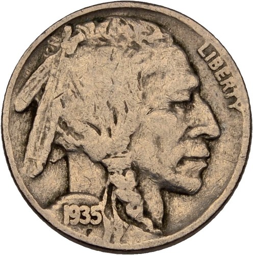 Usa liberty indian head 1935 - indian, 5