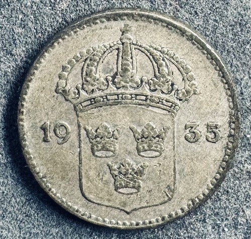 öre 1935 schweden - g, gustaf