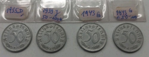 Reichspfennig 1935 1939 j - 50,
