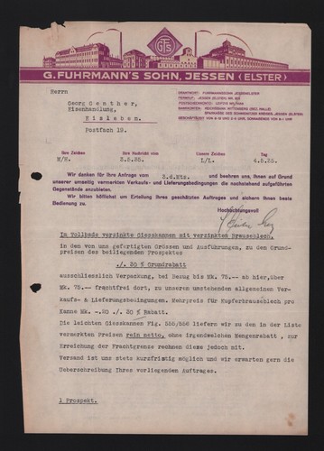Jessen brief 1935 - jessen,,