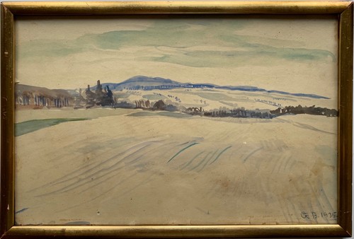 Aquarell monogramm 1935 - g.b.,